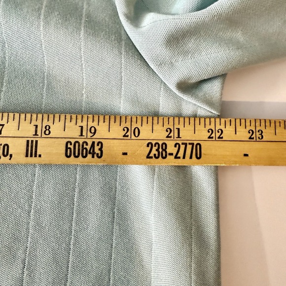 Adidas Originals Men's Large Baseball Style Snap Front Jersey Shirt Mint Green - Picture 7 of 9